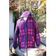 Vintage Hooded Jacket . Violet Caernarfon  Small ( 8/10 ) 